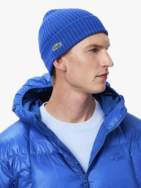 Пуховик Lacoste голубой