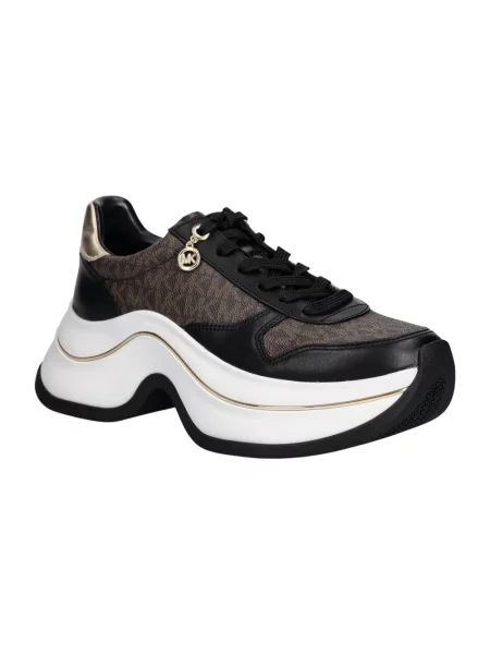 Sneakersy Michael Kors skórzane brązowe