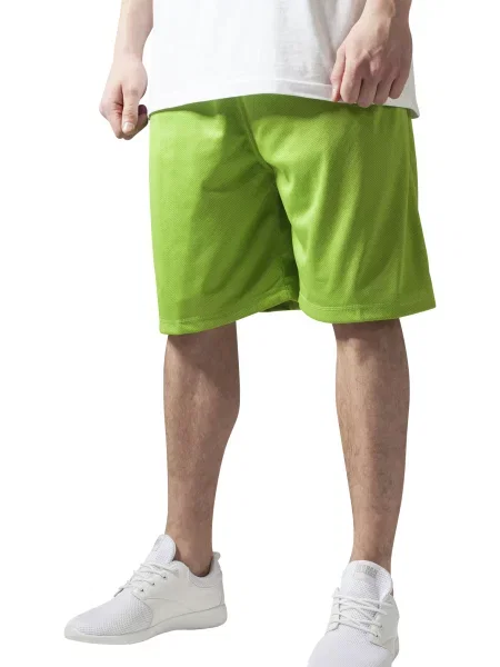 Kraťasy Urban Classics se síťovinou zelené