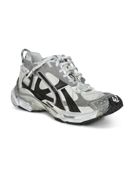 Sneakersy Balenciaga Runner skórzane szare