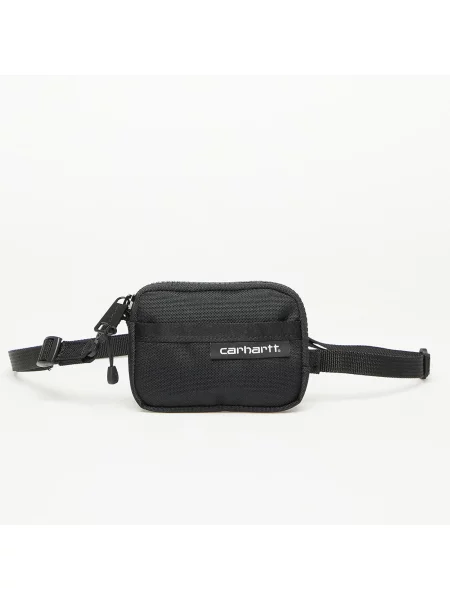 Portofel Carhartt WIP Clapton Wallet Black Universal negru