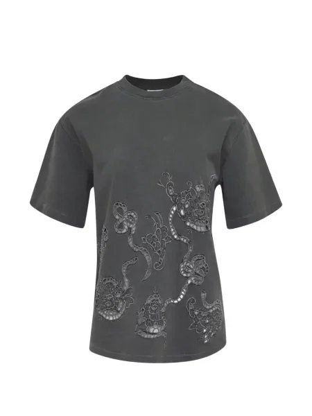 Tricou Ganni gri