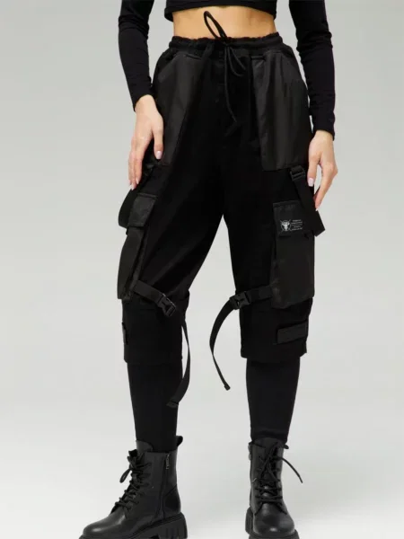 Штани TUR Асигару бавовна/поліестер чорний