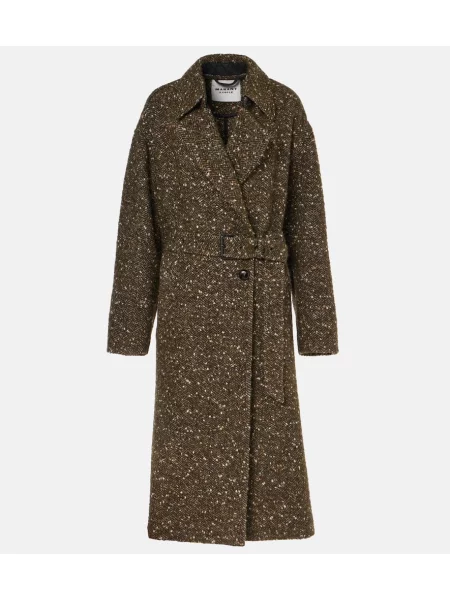 Palton Marant Etoile de lână maro