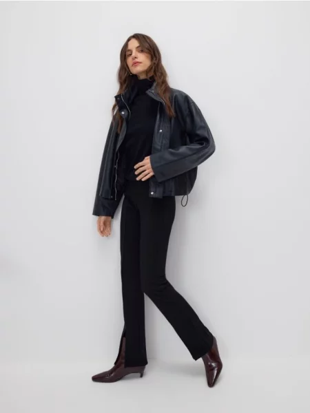 Reserved Легінси з розрізами чорний