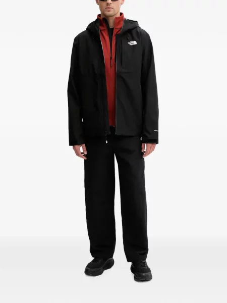 Bluza rozpinana The North Face z nadrukiem pomarańczowa