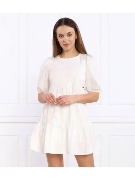 Pepe Jeans London Rochie BELLA alb