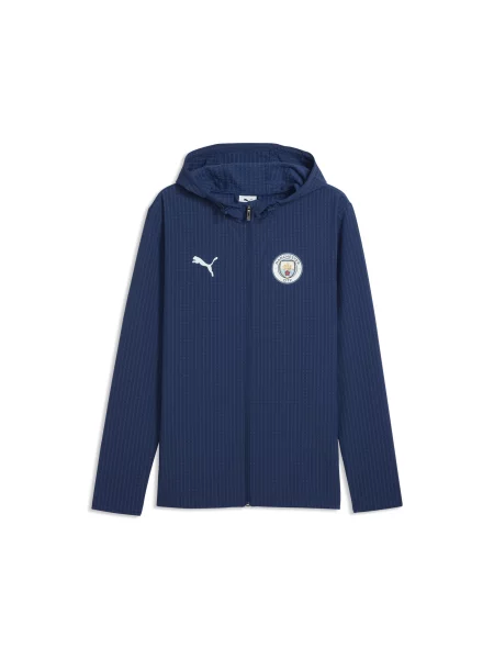 PUMA MÄ™ska kurtka treningowa Manchester City z materiaÅ‚u softshell Akcesoria S niebieski