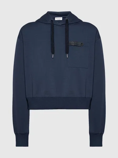 Худи Brunello Cucinelli синее