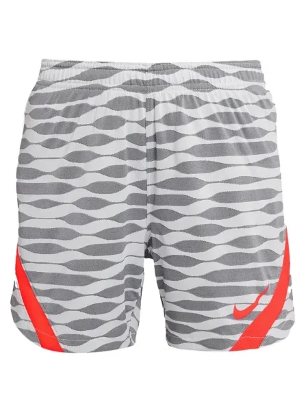 Pantaloni scurți Nike alergare cu talie înaltă în carouri albastru