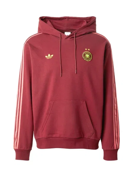 ADIDAS PERFORMANCE Športna majica DFB zlato-rumena / burgund rumena