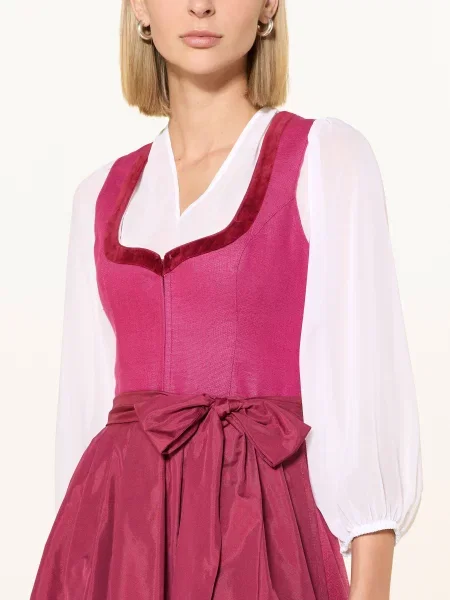 Šaty Heimatglück Tracht růžové