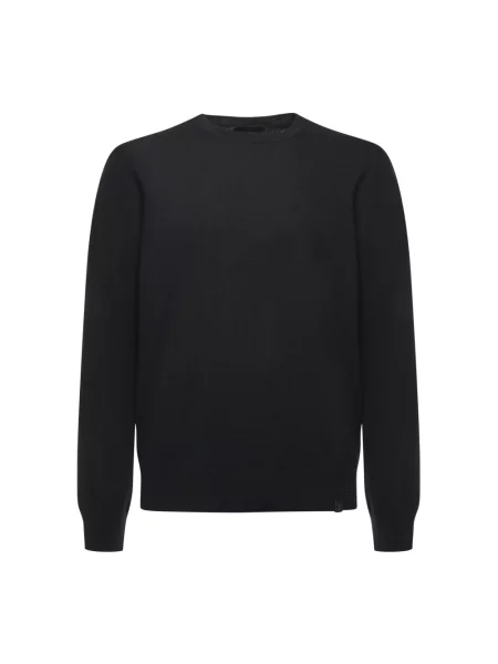 Sweter Fay wełniany czarny