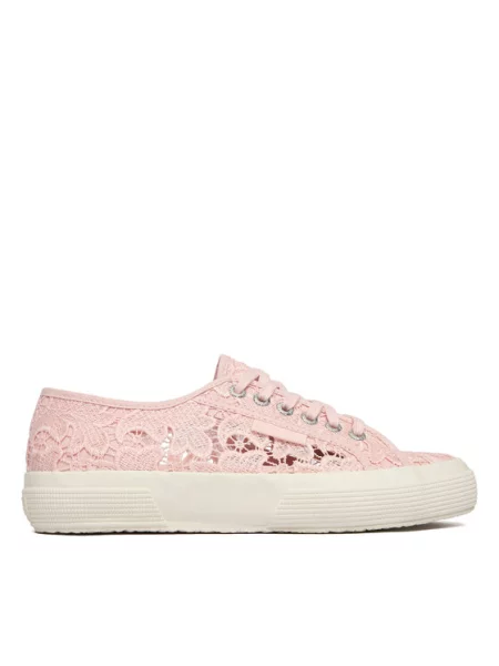 Superga Πάνινα παπούτσια Macrame ροζ