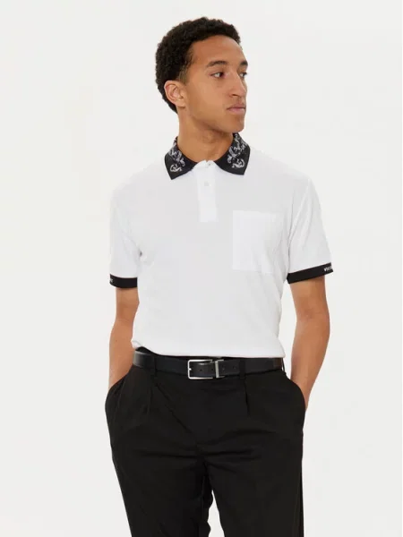 Polo Versace Jeans Couture λευκό