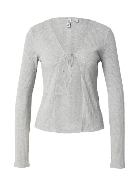 PIECES Geacă tricotată PCKITTE amestecat gri