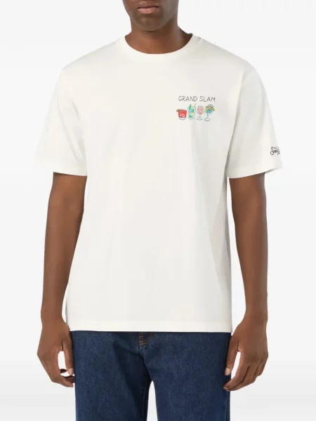 Tricou Mc2 Saint Barth cu broderie alb