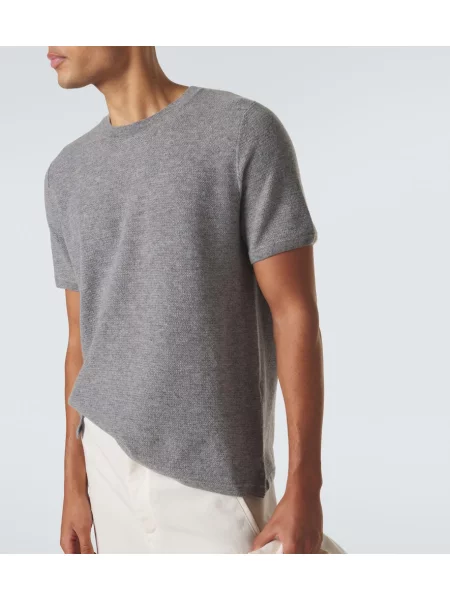 Kašmírový sveter God's True Cashmere sivá