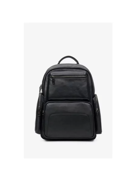 Кожаный рюкзак Estro черный