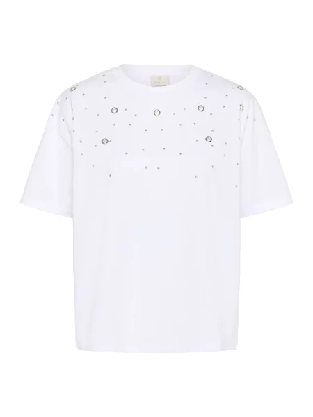 Kaffe Tricou KACleo' alb