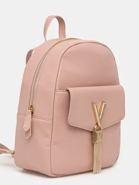 Рюкзак Valentino Bags малий з аплікацією рожевий