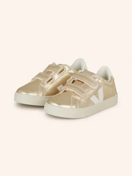 Veja Sneakersy Esplar rosegold białe
