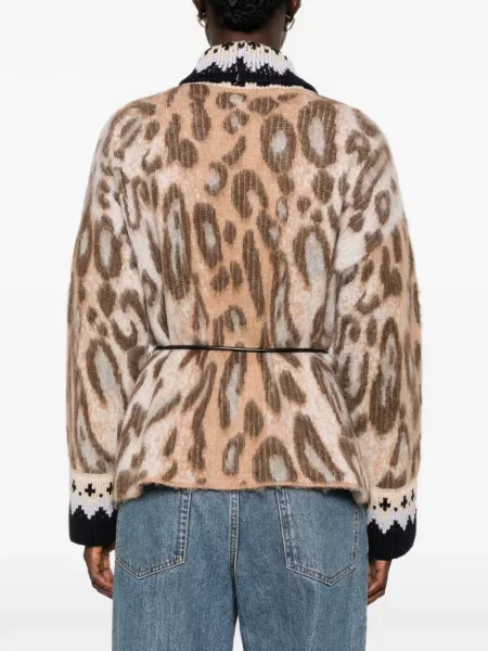 Cardigan Forte_forte cu imagine cu model leopard