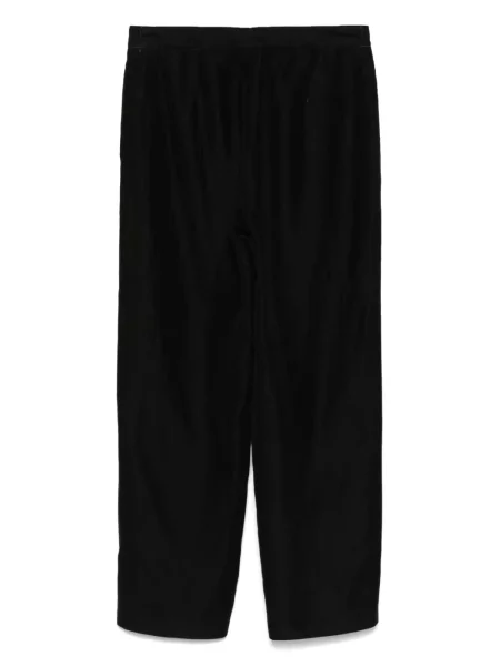 Stahovací šňůrka kalhoty Giorgio Armani Pre-owned černé