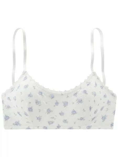 VIVANCE by LASCANA Sutien albastru deschis / verde deschis alb