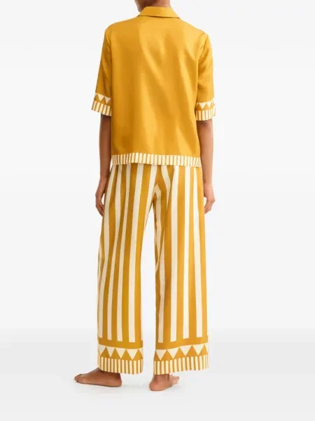 Cămașă Eres de mătase galben