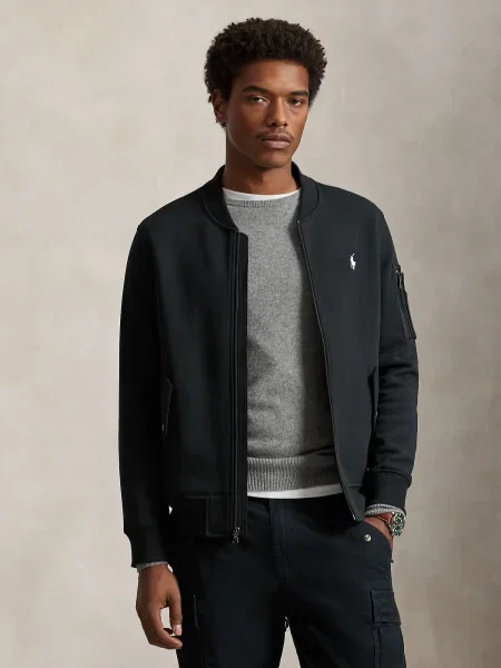Polo Ralph Lauren Geacă de primăvară-toamnă negru