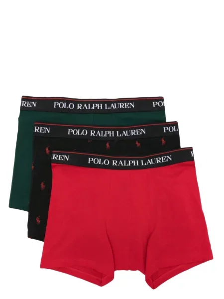 Kožne dugo čarape Polo Ralph Lauren karirane smeđa
