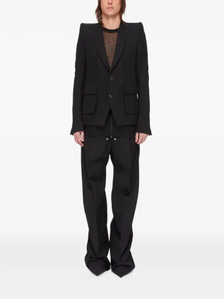 Pantaloni Rick Owens cu cordon negru