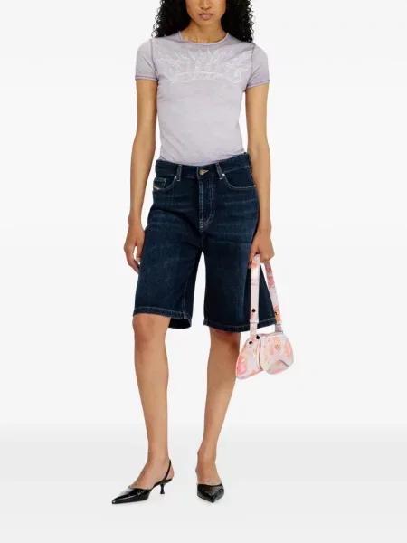 Tricou Diesel cu imagine violet