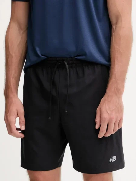 Къс панталон за трениране New Balance мъжки черно
