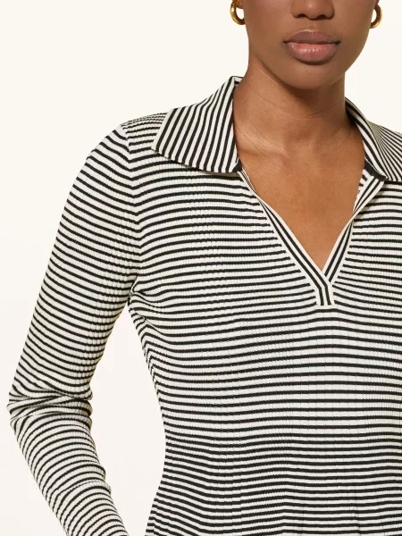 Claudie Pierlot Koszulka Polo Z Dżerseju Mantessa schwarz czarne