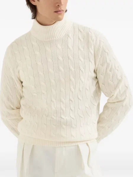 Sweter z golfem Brunello Cucinelli z kaszmiru