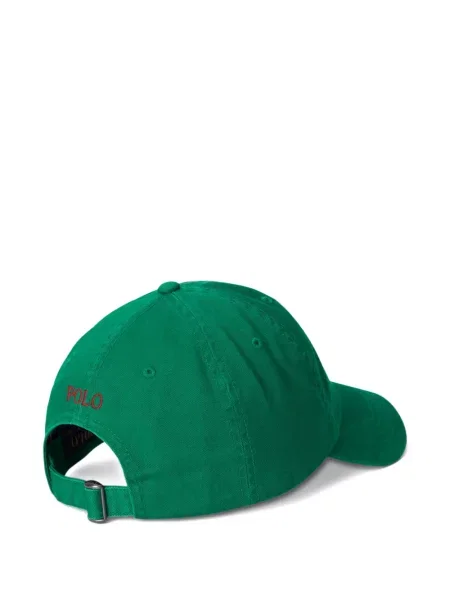 Șosete Polo Ralph Lauren cu broderie în carouri de flanelă verde