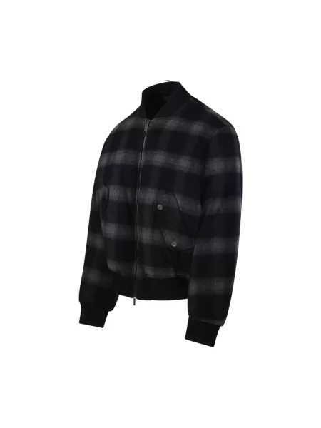 Kurtka bomber Off-white wełniany biały