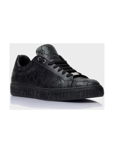 Sneakersy Philipp Plein skórzane czarne