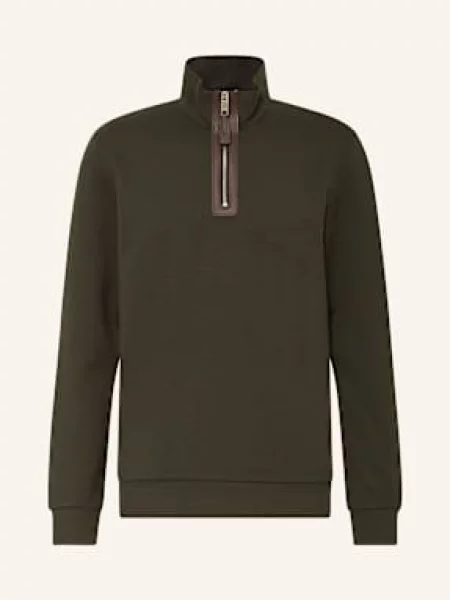 Reiss Sweter Typu Troyer Z Dżerseju Hale gruen