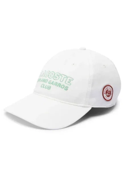 Lacoste Șapcă baseball Lacoste x Roland Garros alb