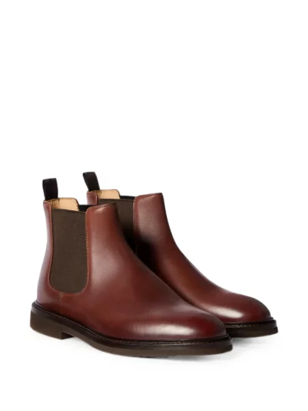 Ceruit botine chelsea Brunello Cucinelli maro