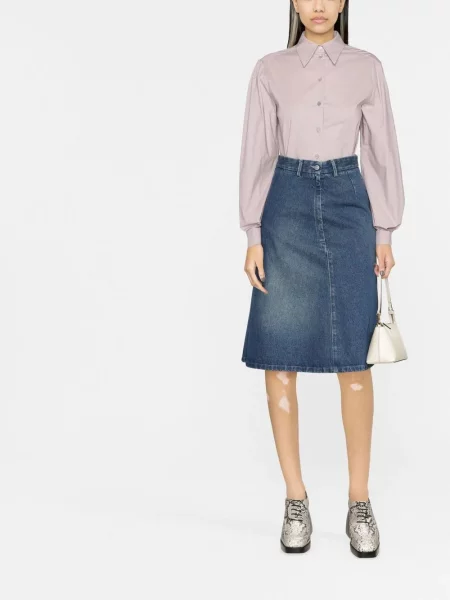Cămașă Alberta Ferretti violet