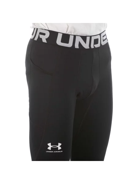 Pantaloni Under Armour Cg Armour Leggings Black/ White XS negru