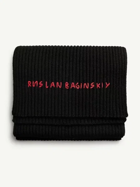 Volnen šal Ruslan Baginskiy črna