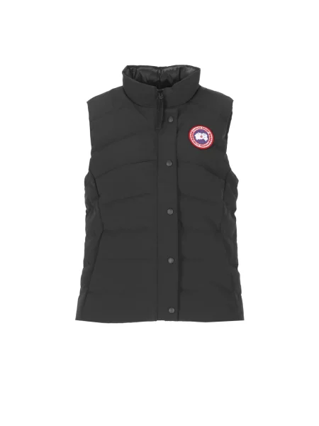 Pikowana kamizelka Canada Goose czarna