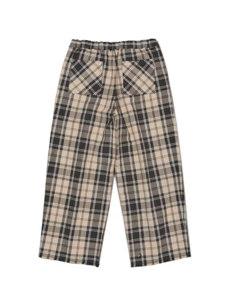Pantaloni Mastermind Japan în carouri negru
