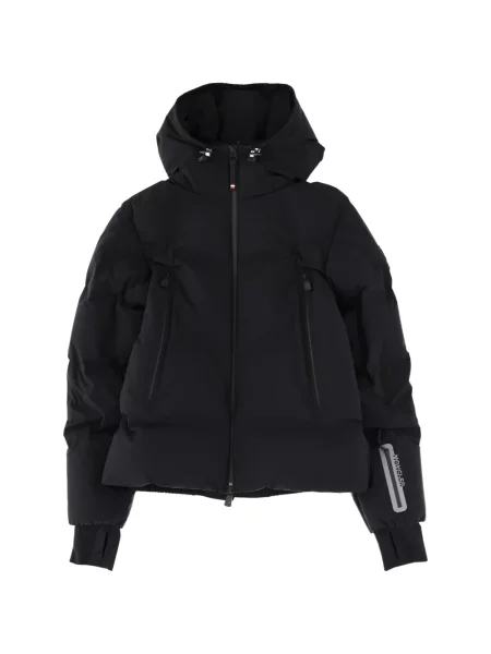 Geacă Moncler Grenoble cu glugă negru