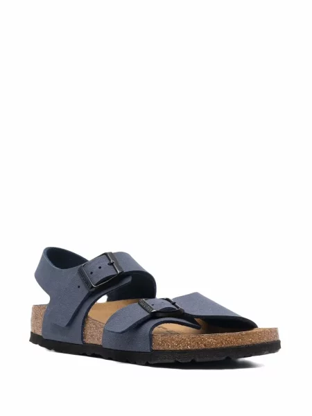 Sandale Birkenstock din piele albastru